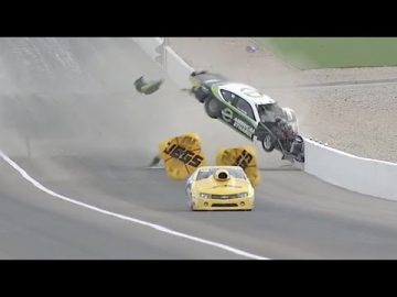 Deric Kramer spectacular Pro Stock crash | NHRA Vegas